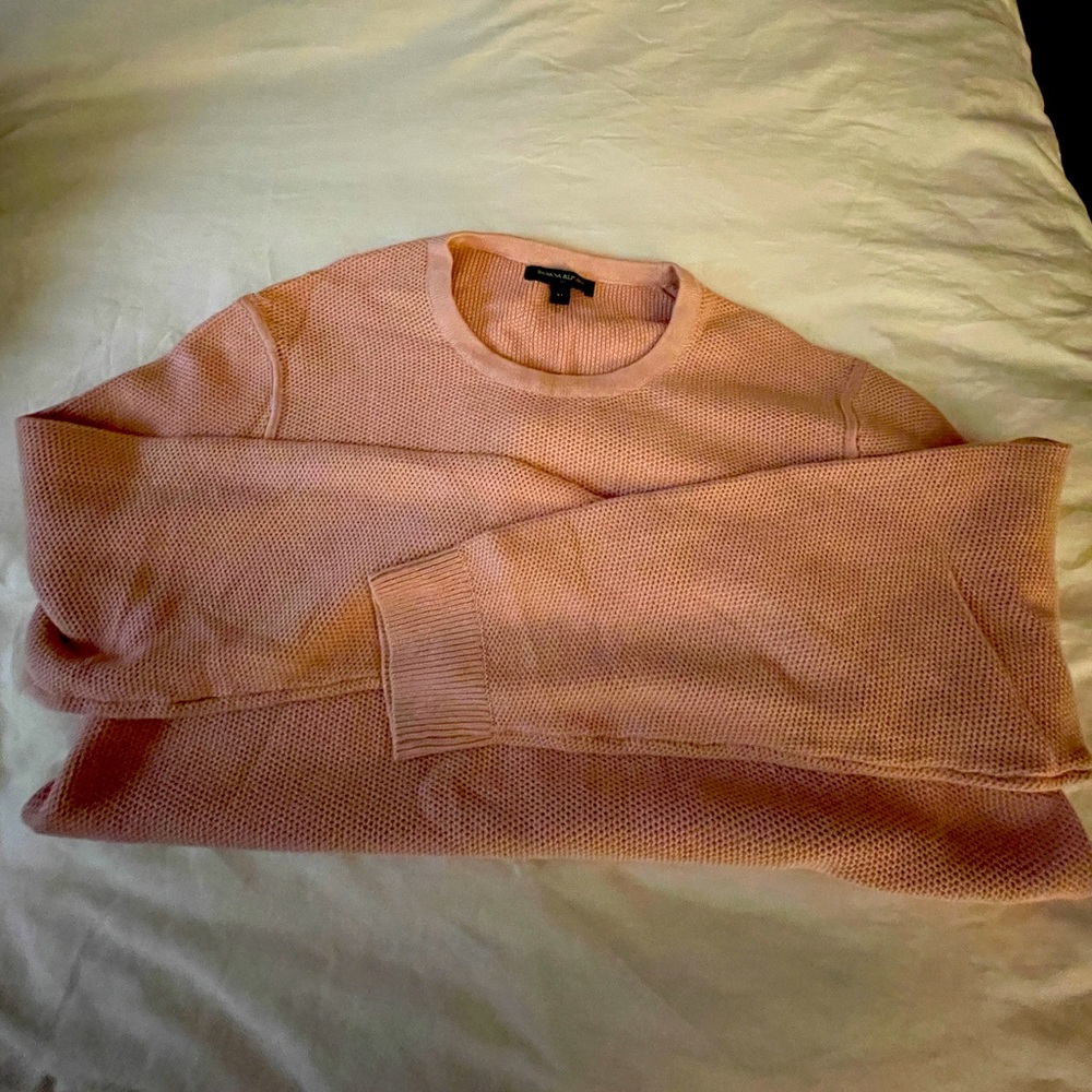 Banana republic cotton coral sweater XL
